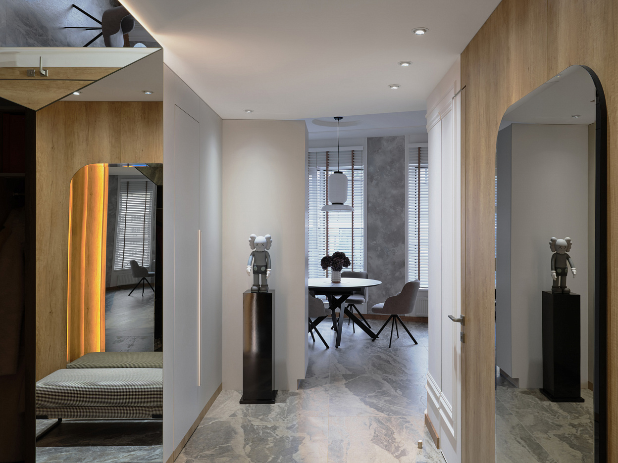 КРАСКА SATIN SM, ДЕКОРАТИВНОЕ ПОКРЫТИЕ ПОД КАМЕНЬ В ПРОЕКТЕ ПАВЛА ЛОПАНОВА, ЕКБ