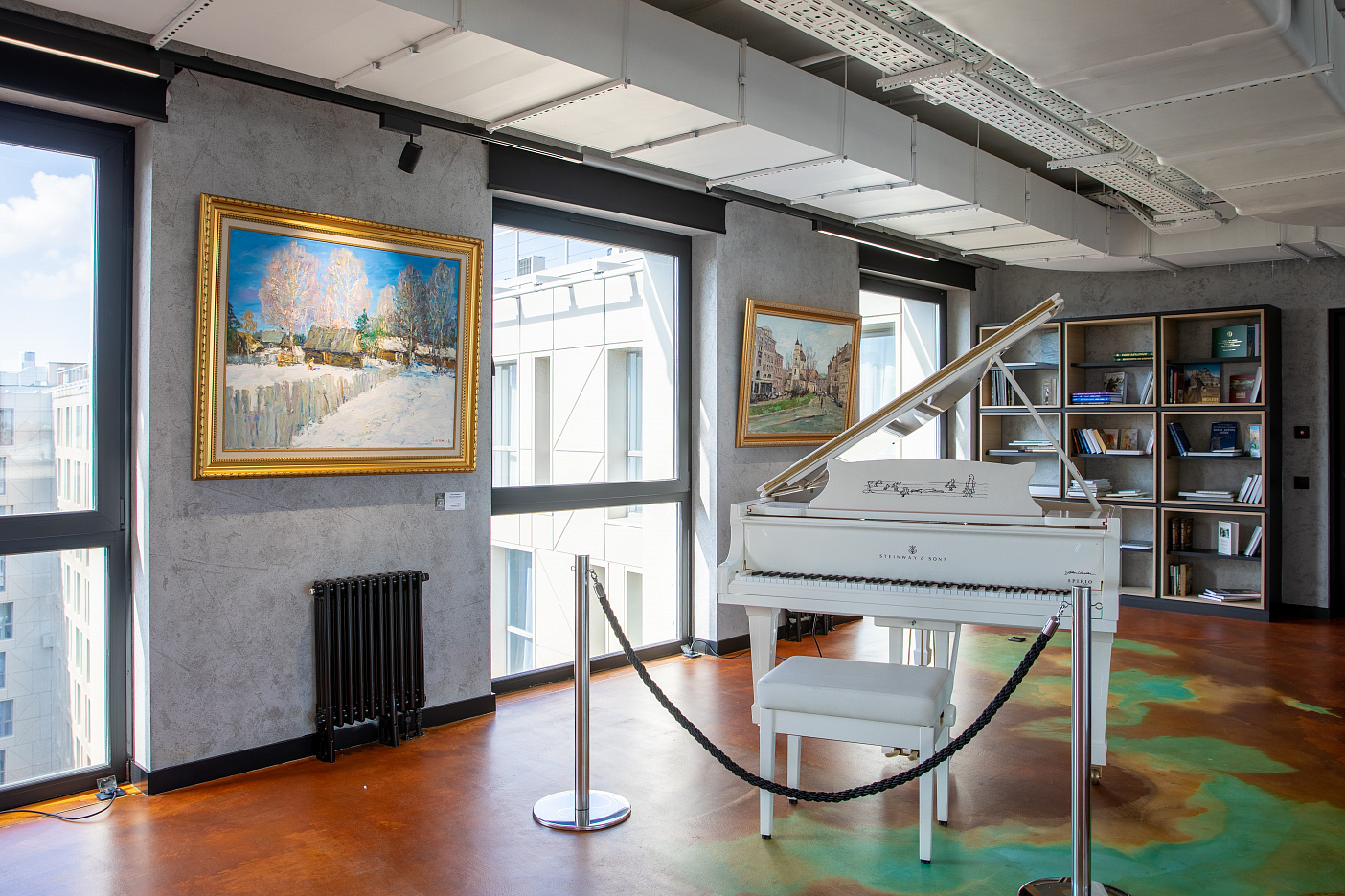 ДЕКОРАТИВНЫЕ ПОКРЫТИЯ, КРАСКИ H&H В ZARENKOV GALLERY ПО ПРОЕКТУ ABD ARCHITECTS, СПБ